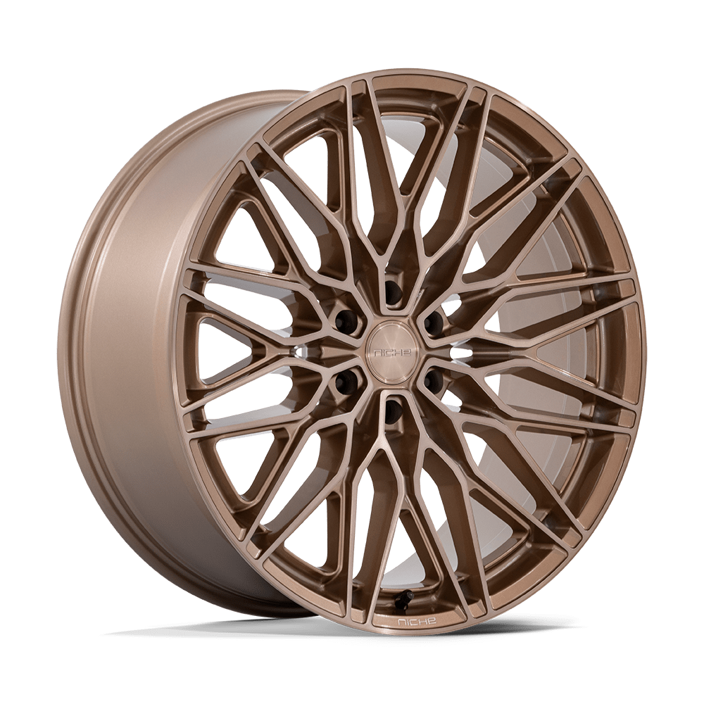 Niche 1PC NC278 CALABRIA 6 PLATINUM BRONZE 22 Inch Wheels