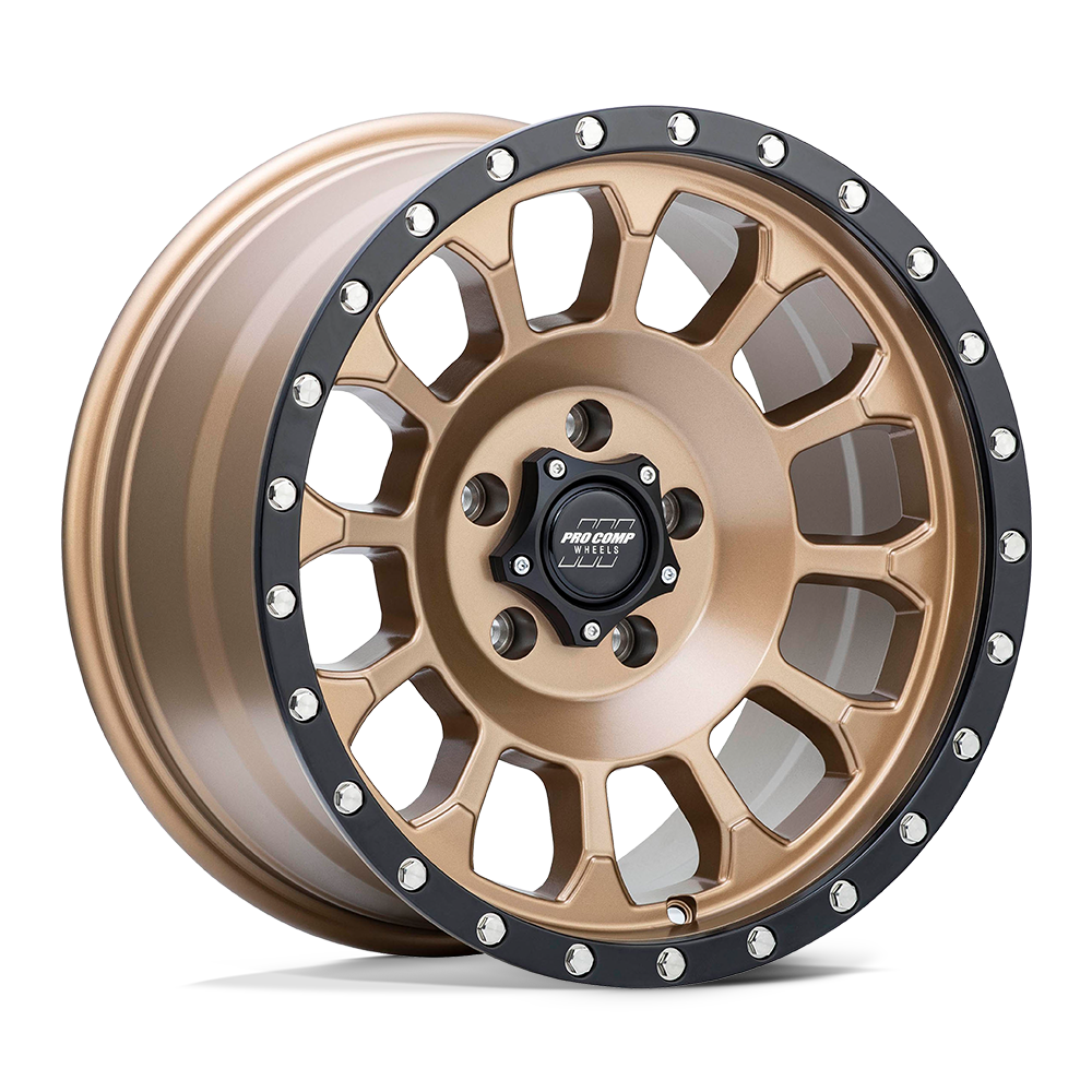 PA34 ROCKWELL MATTE BRONZE W/ BLACK LIP Rims for Ford F150, Ford Expedition, Ford Raptor