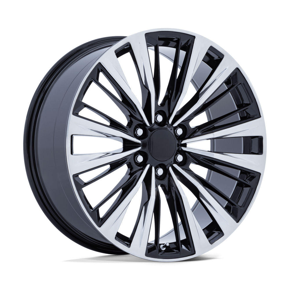 Performance Replicas PR226 GLOSS BLACK POLISHED 22 Inch Wheels