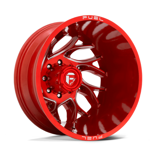Fuel 1PC RUNNER DRW 22X8.3 -227MM 8X200 CANDY RED MILLED — DRW Rear Outer