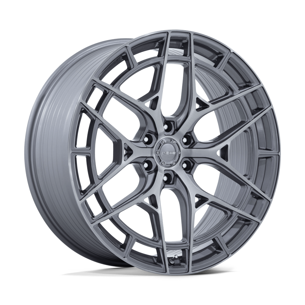 Niche 1PC NC284 ADRIA PLATINUM W/ BRUSHED FACE 22 Inch Wheels