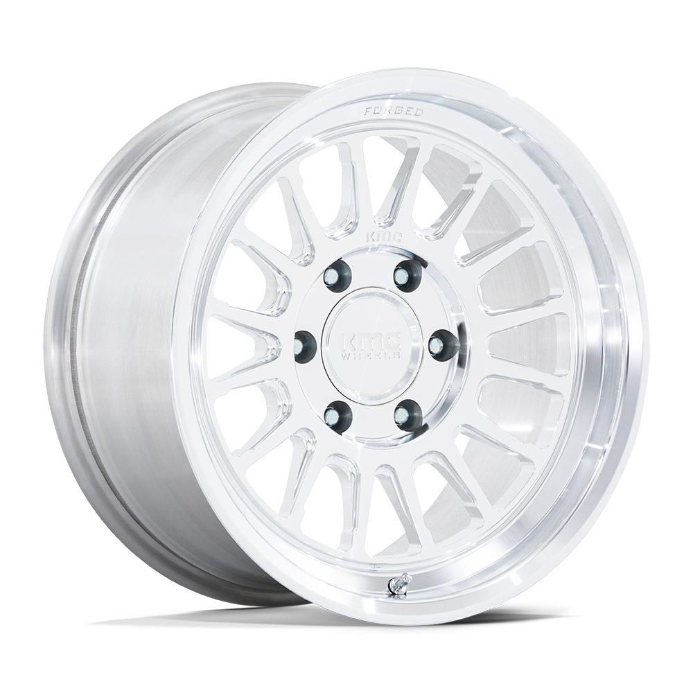 KMC KM447 IMPACT FORGED MONOBLOCK RAW MACHINED 17 Inch Wheels