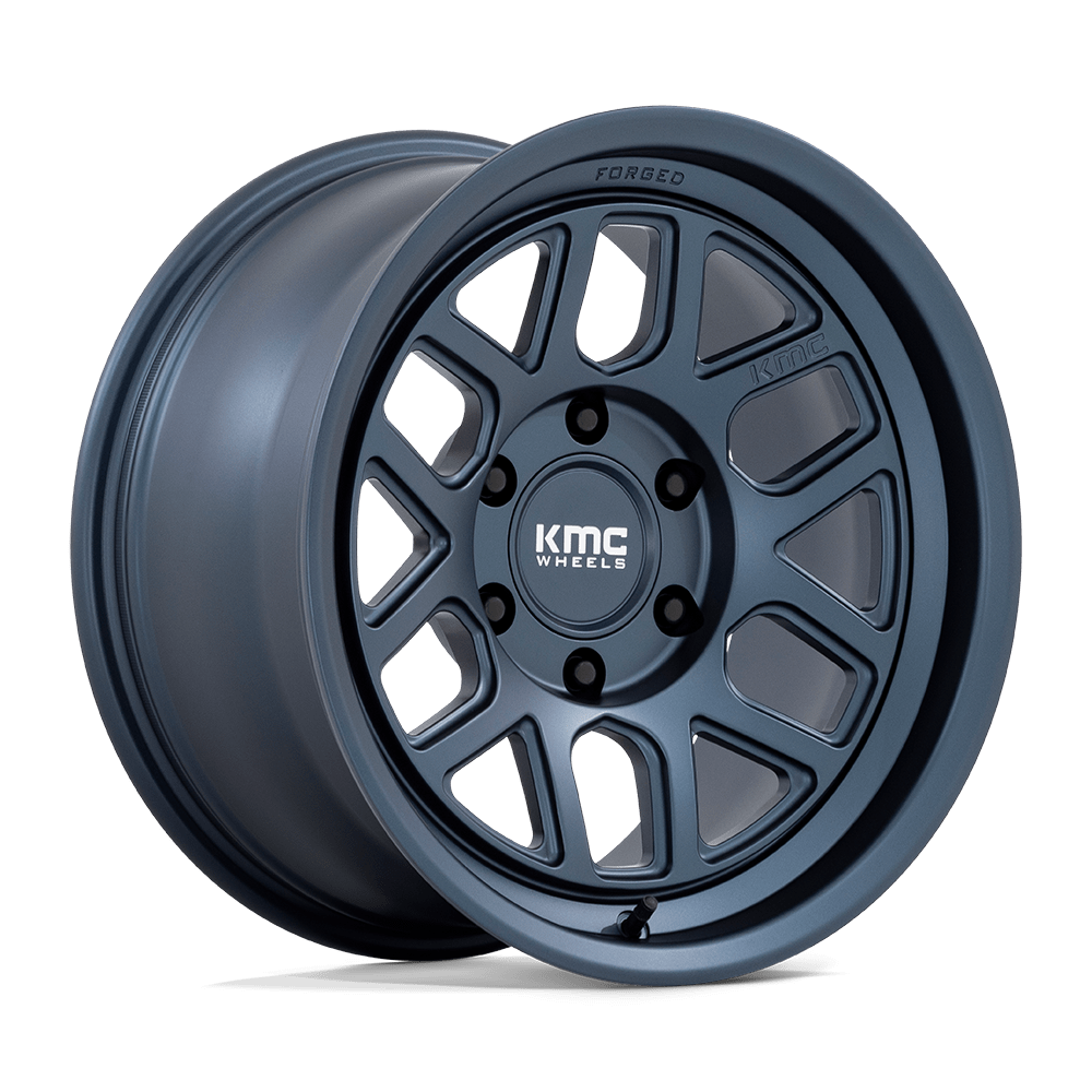 KMC KM446 MESA FORGED MONOBLOCK METALLIC BLUE 17 Inch Wheels