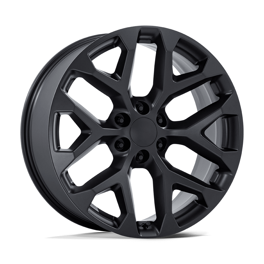 Performance Replicas PR177 SATIN BLACK 22 Inch Wheels