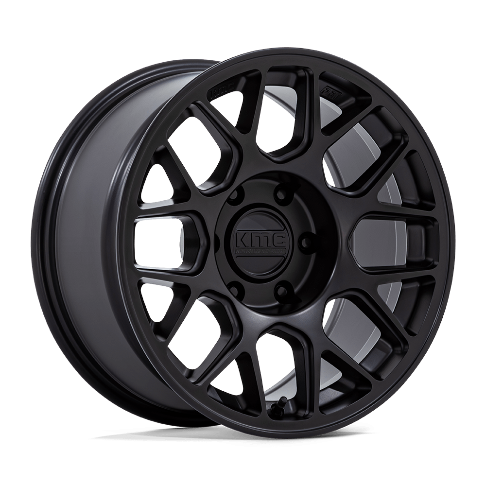 KMC KM730 HATCHET MATTE BLACK 17 Inch Wheels