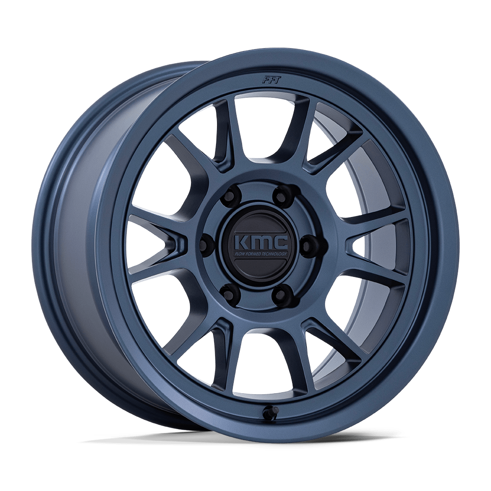 KMC KM729 RANGE METALLIC BLUE 17 Inch Wheels