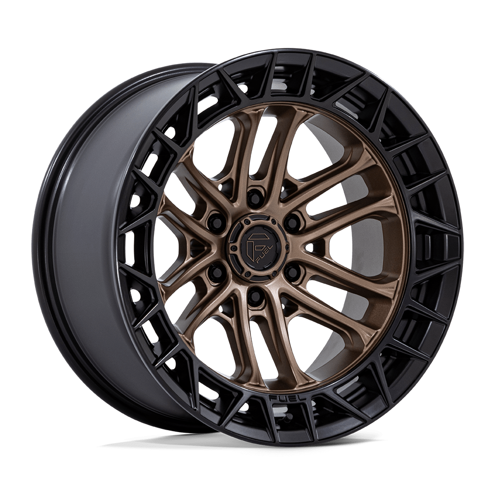 Fuel 1PC FC874 CELSIUS MATTE BRONZE W/ M-BLK LIP 20 Inch Wheels