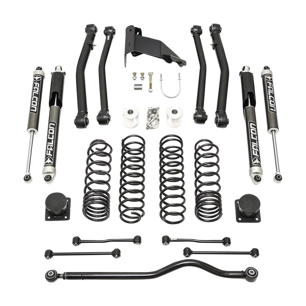 2020-2023 Jeep JT Gladiator Terrain Flex Max 4-Arm Kit With Falcon 2.1 Shocks