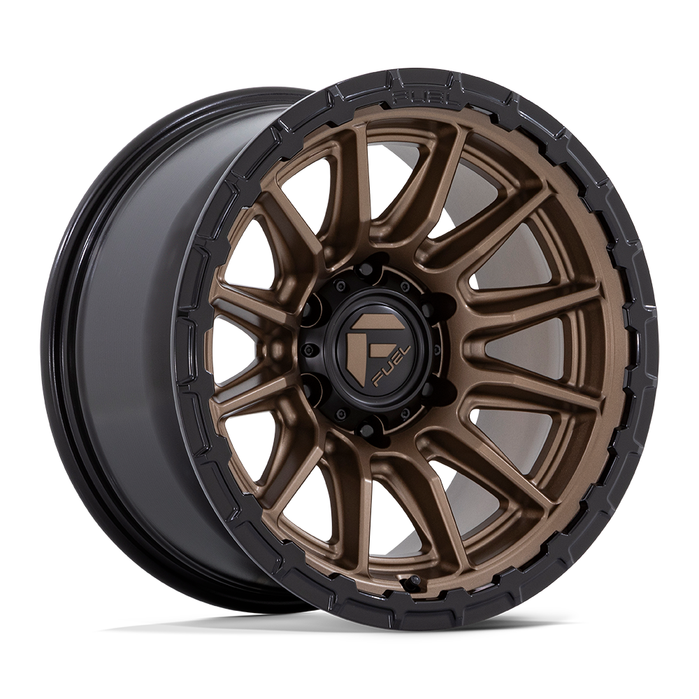 Fuel 1PC FC866 PISTON MATTE BRONZE W/ GLOSS BLACK LI 22 Inch Wheels