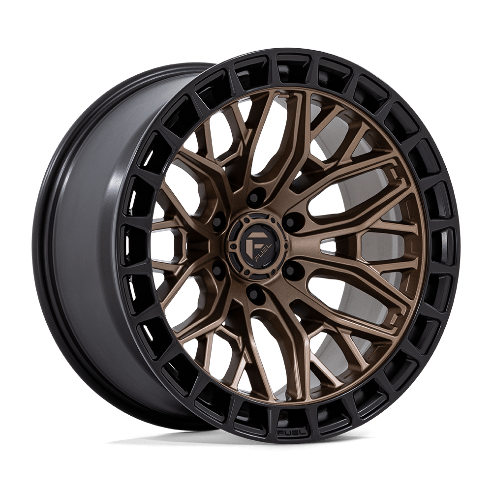 Fuel 1PC FC869 SIGMA MATTE BRONZE W/ M-BLK LIP 20 Inch Wheels