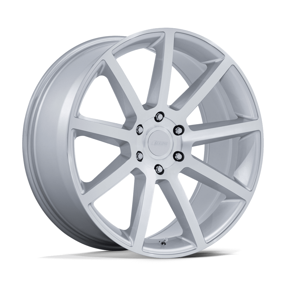Petrol PE007 P6E GLOSS SILVER W/ MACHINED FACE 22 Inch Wheels