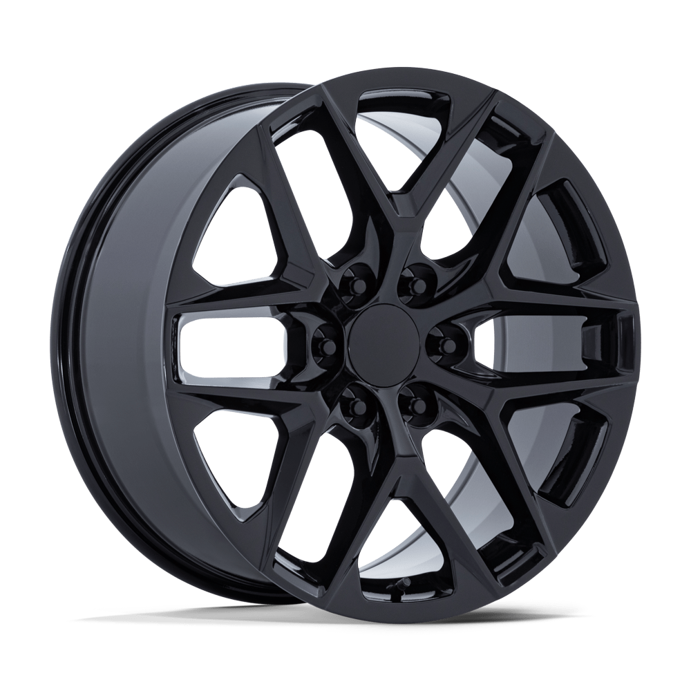 Performance Replicas PR229 GLOSS BLACK 22 Inch Wheels