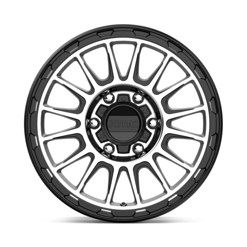 KM542 16X8 6X5.5 S-BLK MACH 00MM