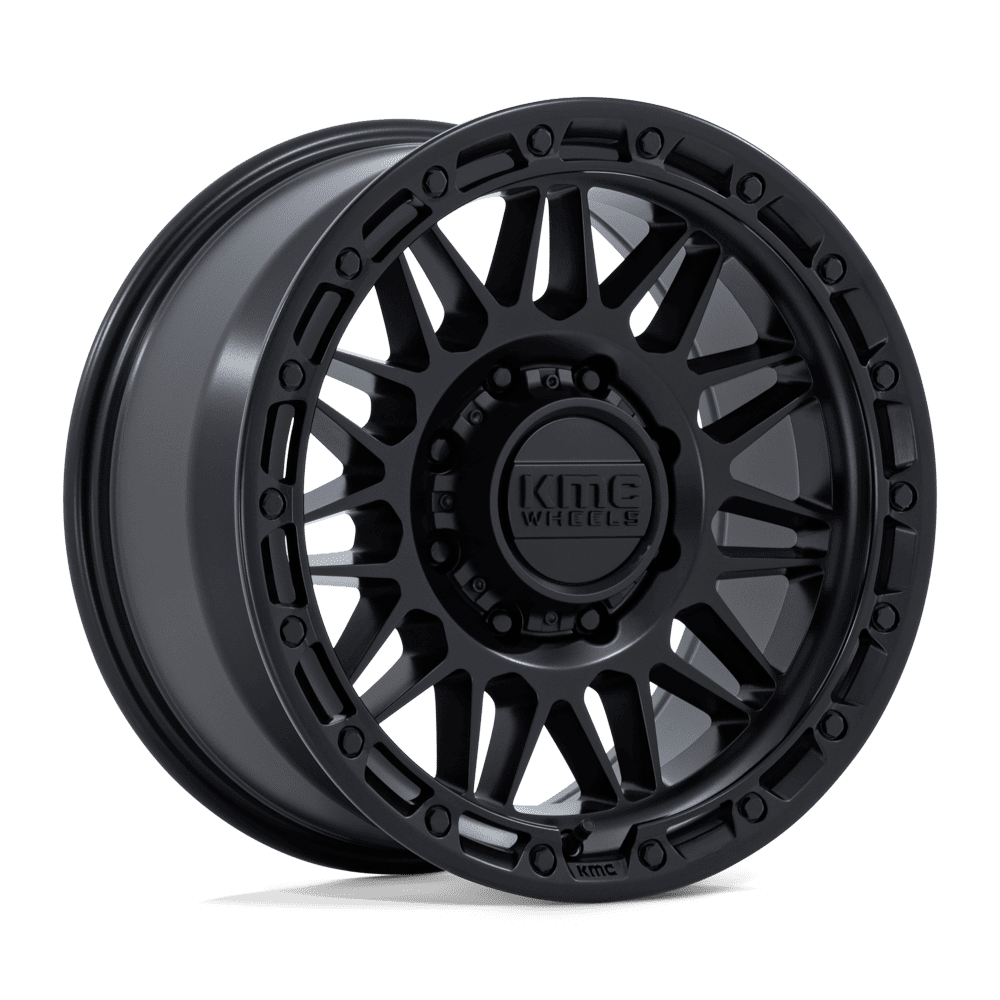 KMC KM555 ATTACK MATTE BLACK 18 Inch Wheels