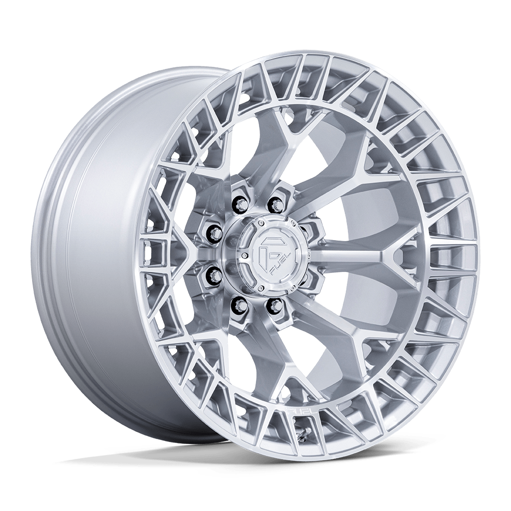 Fuel 1PC FC873 CHARGER GLOSS SILVER W/ MACHINED FACE 20 Inch Wheels