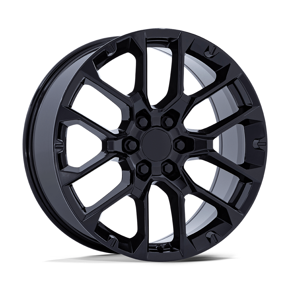 Performance Replicas PR224 GLOSS BLACK 22 Inch Wheels