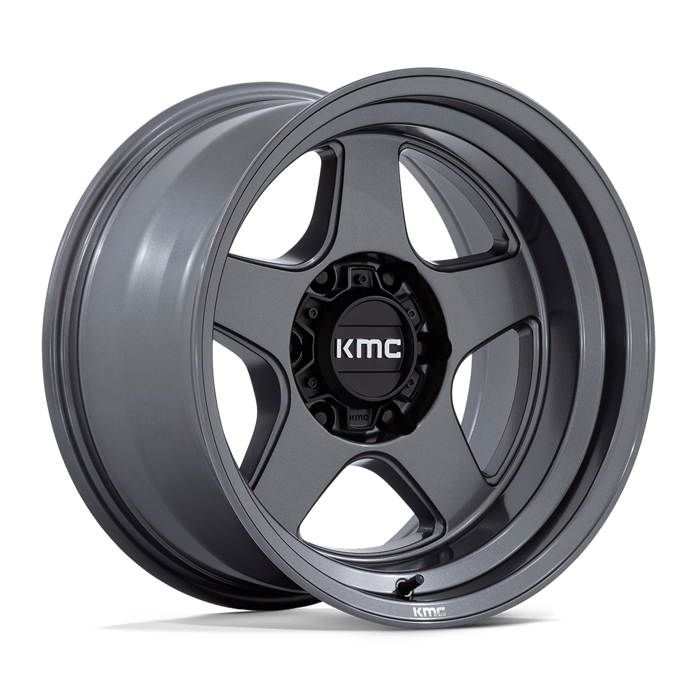 KMC KM728 LOBO MATTE ANTHRACITE 17 Inch Wheels