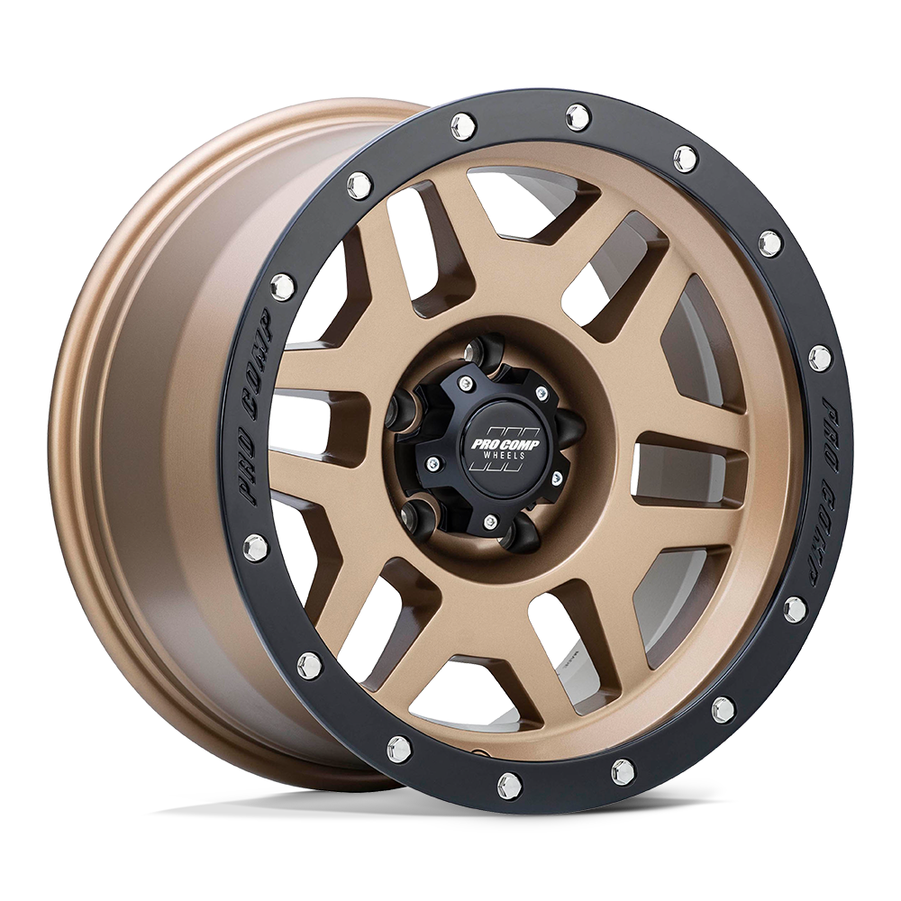 PA41 PHASER MATTE BRONZE W/ BLACK LIP Rims for Jeep Wrangler, Jeep Grand Cherokee, Jeep Gladiator
