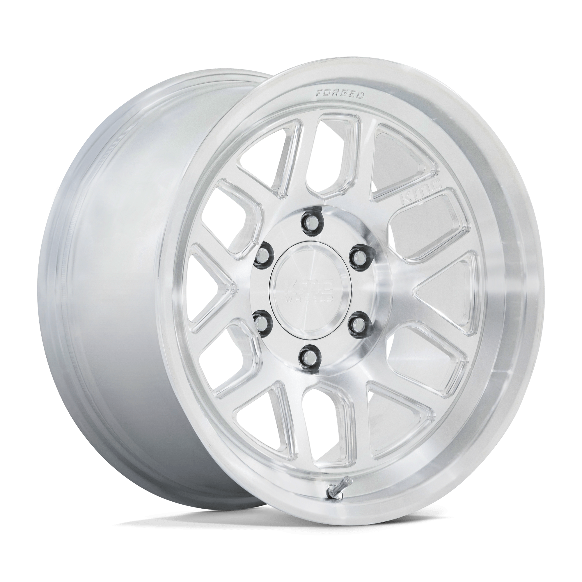 KMC KM446 MESA FORGED MONOBLOCK RAW MACHINED 17 Inch Wheels