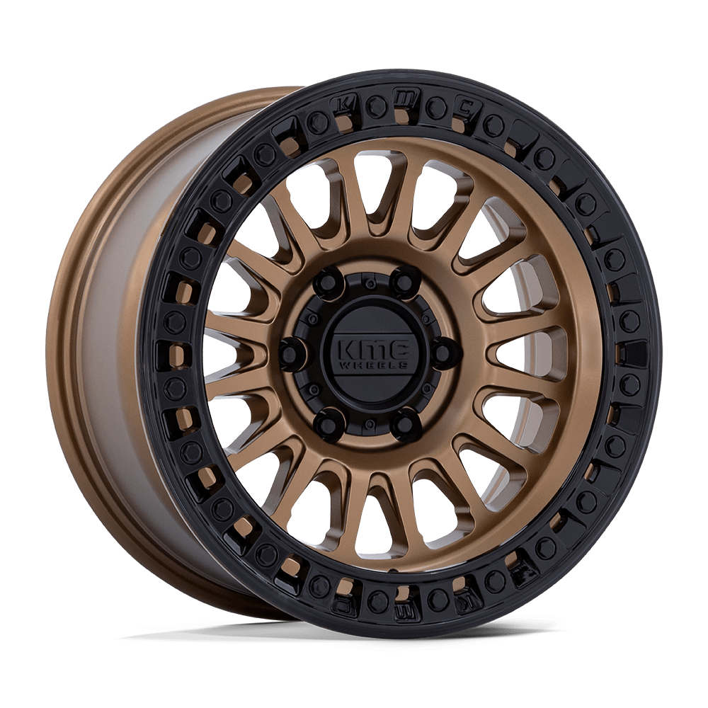 KMC KM552 IMS MATTE BRONZE W GLOSS BLACK LIP 20 Inch Wheels