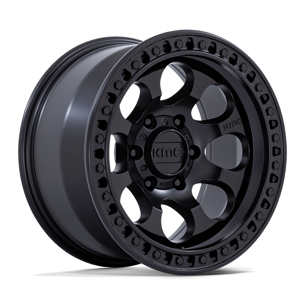 KMC KM550 RIOT SBL SATIN BLACK 18 Inch Wheels