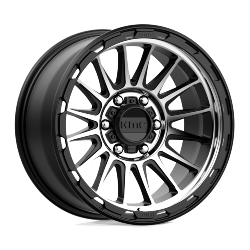 KM542 16X8 6X5.5 S-BLK MACH 00MM