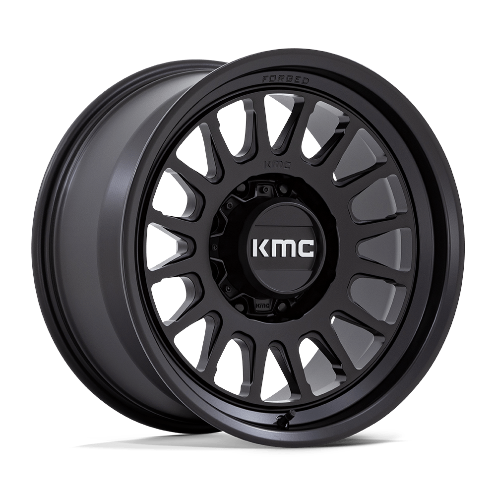 KMC KM452 IMPACT FORGED MONOBLOCK SATIN BLACK 18 Inch Wheels