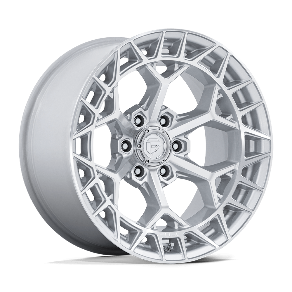 Fuel 1PC FC873 CHARGER GLOSS SILVER W/ MACHINED FACE 20 Inch Wheels