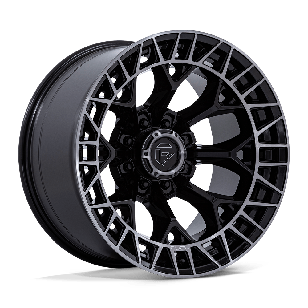 Fuel 1PC FC873 CHARGER GLOSS BLACK BRUSHED DARK TINT 20 Inch Wheels