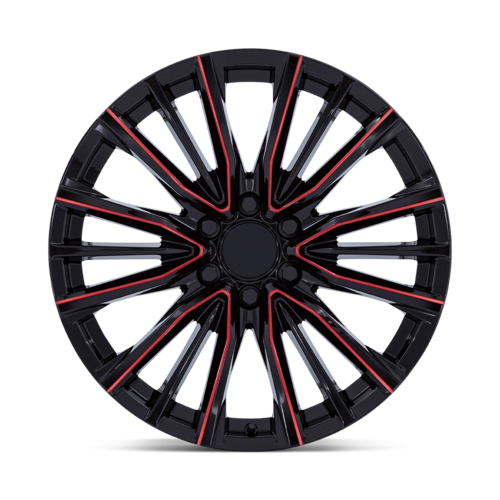 PR223 22X9 6X5.5 78 +28 G-BLK MILL-RED