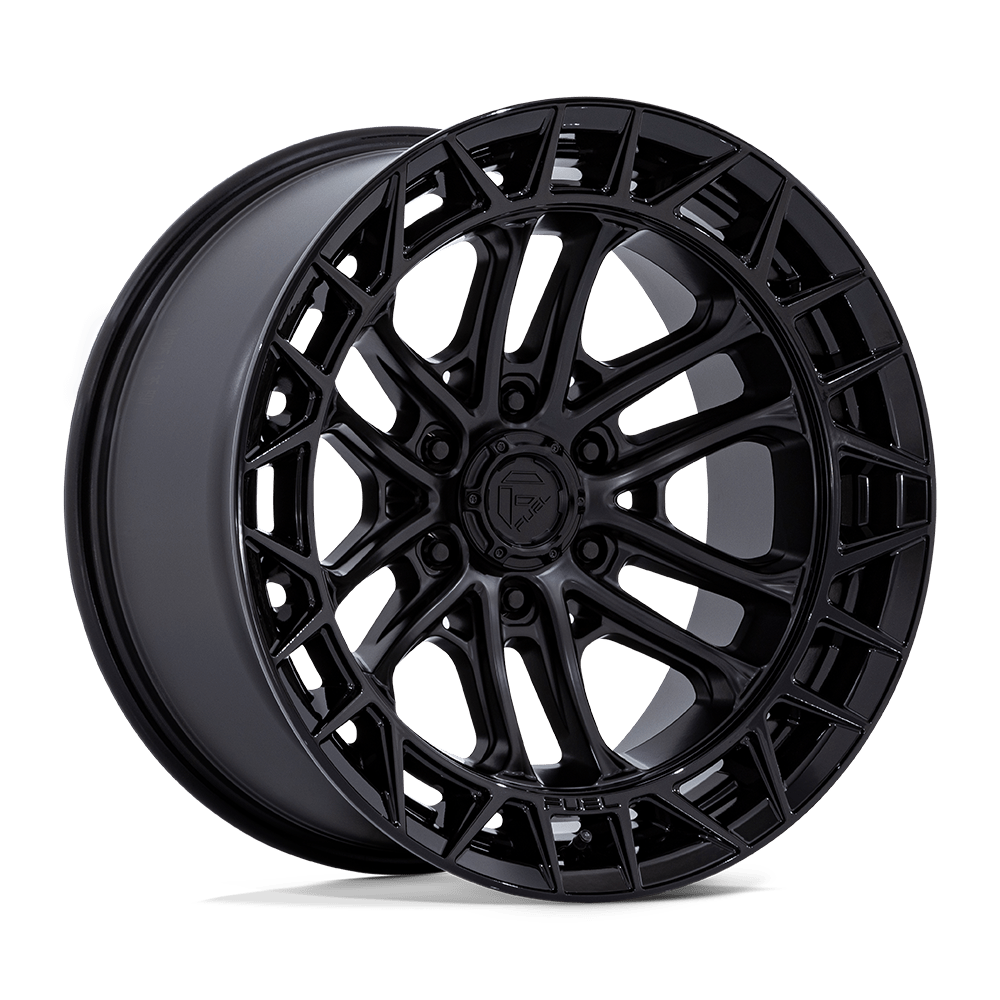 Fuel 1PC FC874 CELSIUS MATTE BLACK W/ G-BLK LIP 20 Inch Wheels