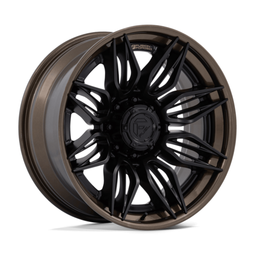 Fuel 1PC MUTINY 20X9 +1MM 8X170 MATTE BLACK W/ GLOSS BRONZE LIP