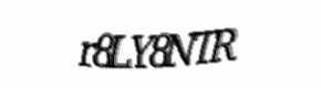 Security check image, please type the characters shown