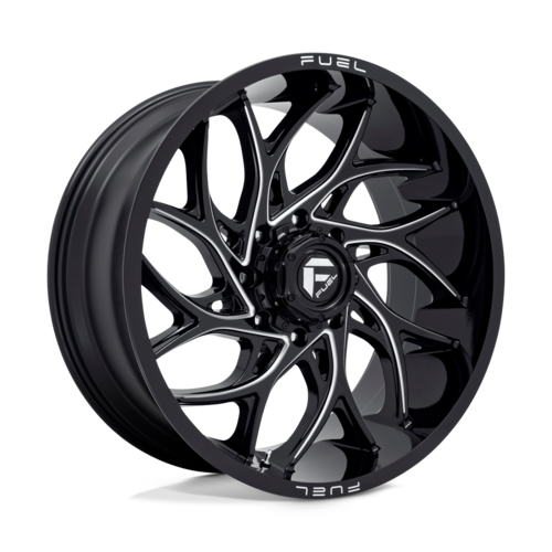 Fuel 1PC RUNNER 24X11 0MM 8X165.1 GLOSS BLACK MILLED