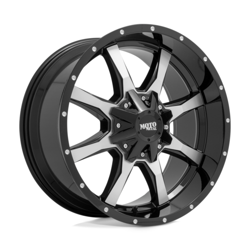 Moto Metal MO970 17X8 0MM 5X139.7/5X150 GLOSS BLACK MACHINED