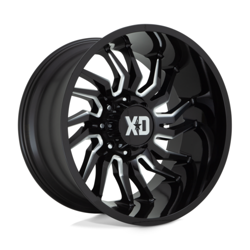 XD XD858 22X10 -18MM 8X165.1 GLOSS BLACK MILLED