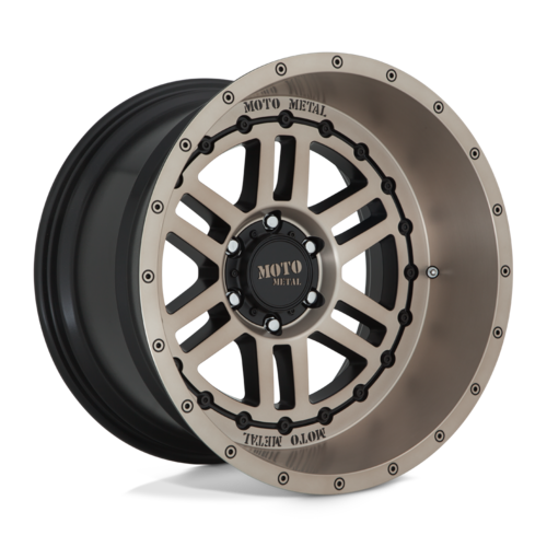 Moto Metal MO800 20X12 -44MM 8X170 SATIN BLACK W/ BRONZE TINT