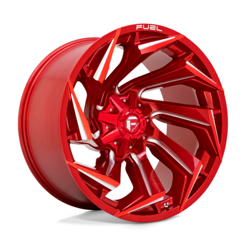 Fuel 1PC REACTION 22X12 -44MM 8X170 CANDY RED MILLED