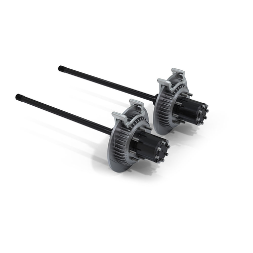 Teraflex Axles &amp; Shafts JK 8-LUG FULL-FLOAT &amp; SLOTTED ROTORS