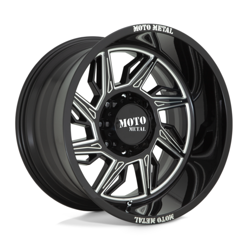 Moto Metal MO997 20X10 -18MM 6X139.7 GLOSS BLACK MILLED