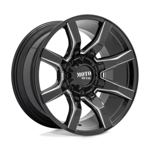 Moto Metal MO804 22X10 -18MM 5X127/5X139.7 GLOSS BLACK MILLED