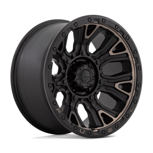 Fuel 1PC TRACTION 20X10 -18MM 6X139.7 MATTE BLACK W/ DOUBLE DARK TINT