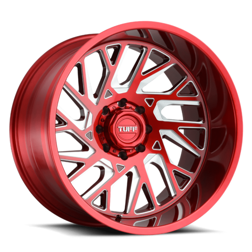 Tuff TU T4B 22X12 -45MM 8X165.1 CANDY RED MILLED