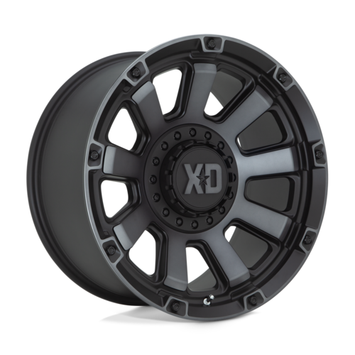 XD XD852 20X10 -18MM 6X135/6X139.7 SATIN BLACK W/ GRAY TINT