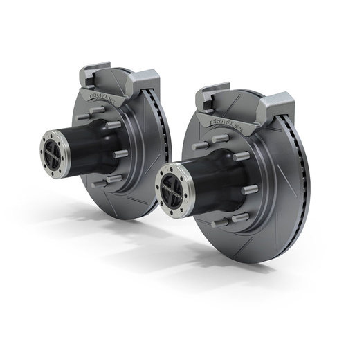 Teraflex Axles &amp; Shafts JK 8-LUG LOCKING HUB &amp; SLOTTED ROTORS