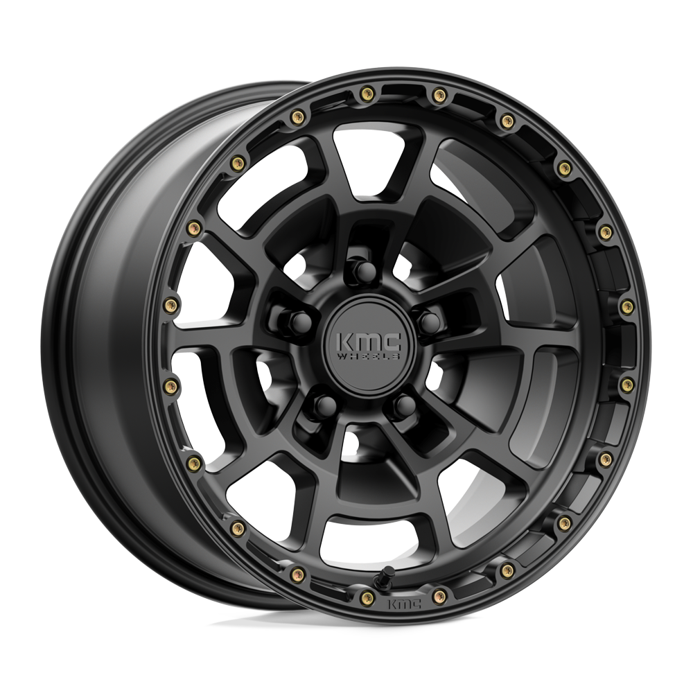 KM718 17X8.5 5X5.0 S-BLK 00MM
