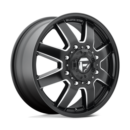 Fuel 1PC MAVERICK DRW 20X8.3 +122MM 8X165.1 MATTE BLACK MILLED — DRW Front