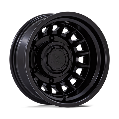 Black Rhino Hard Alloys ALISO DRW 16X6 -130MM 6X205 MATTE BLACK — DRW Rear Outer