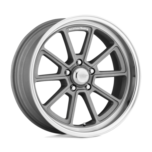 American Racing Vintage VN510 18X10 0MM 5X127 VINTAGE SILVER W/ DIAMOND CUT LIP