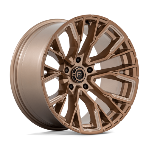 Fuel 1PC REBAR 20X10 -18MM 5X127 PLATINUM BRONZE MILLED